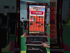 32/43 इंच स्लॉट गेम मशीन, कर्व्ड स्क्रीन स्किल स्टॉप कॉइन पुशर